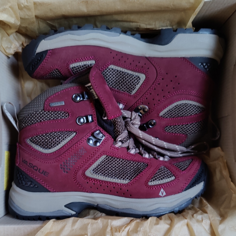 NWT Vasque Hiking Boots - Burgundy and Gray